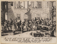 TvB G 4799
<br/>
Het kleden van de Verloren Zoon ("Verloren Zoon")
<br/>
<em>Callot, Jacques (1592 - 1635)</em>